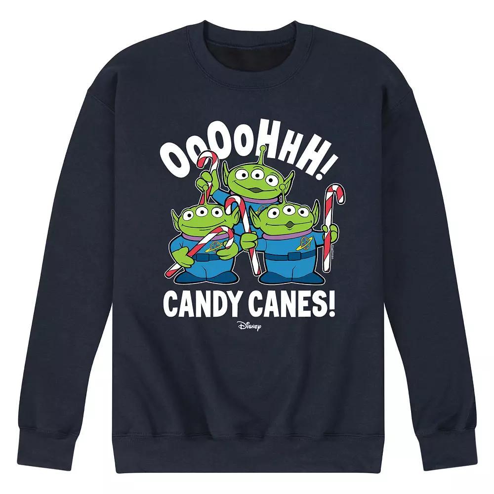 Disney / Pixar's Toy Story 4 Aliens Men's Ohh Candy Canes Fleece Sweatshirt,  Product Image