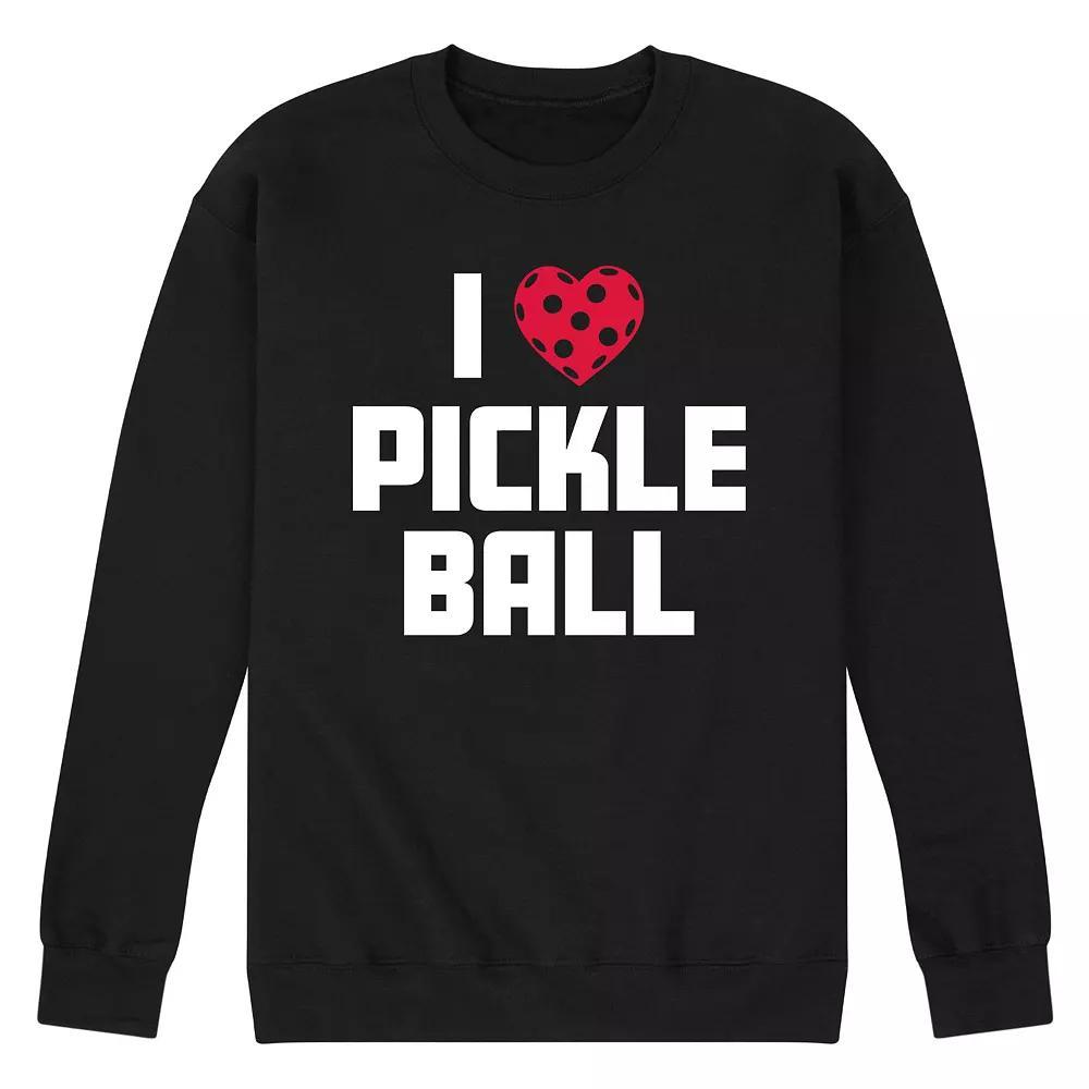 Men's I Love Pickleball Sweatshirt,  Product Image