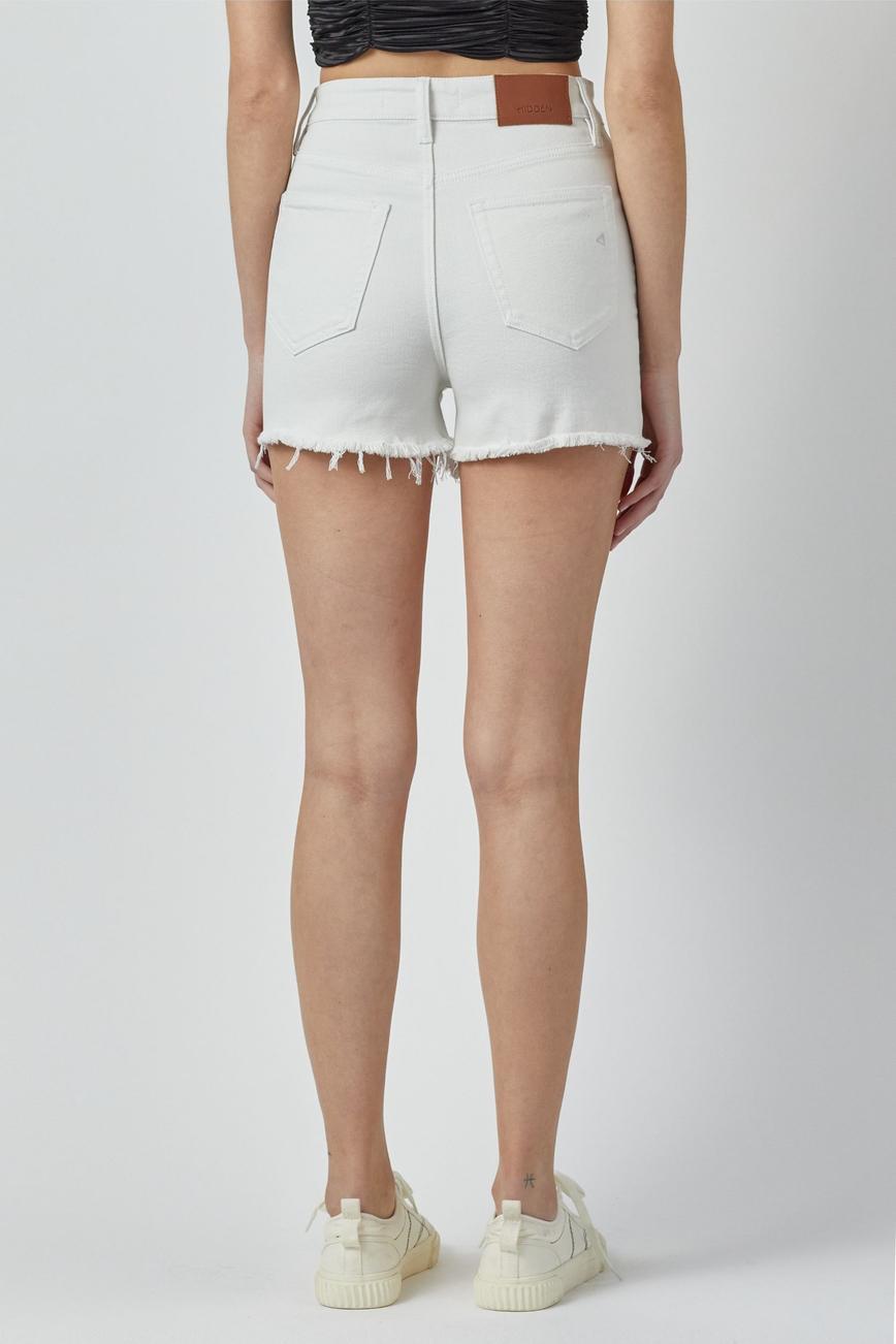 Sofie Frayed Hem Mom Shorts - SS Product Image