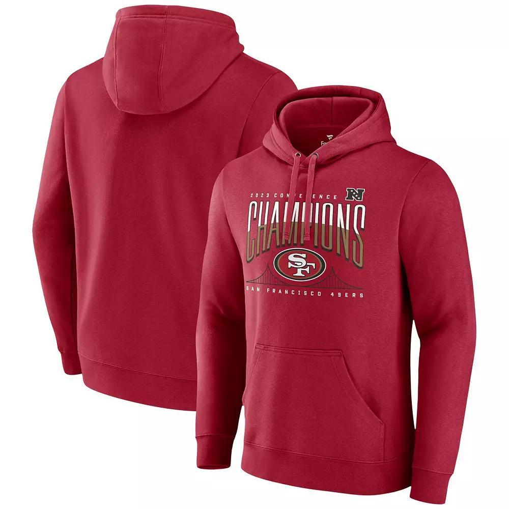 Men's Fanatics Branded  Scarlet San Francisco 49ers 2023 NFC Champions Hometown Pullover Hoodie, Size: 4XL, Red Product Image