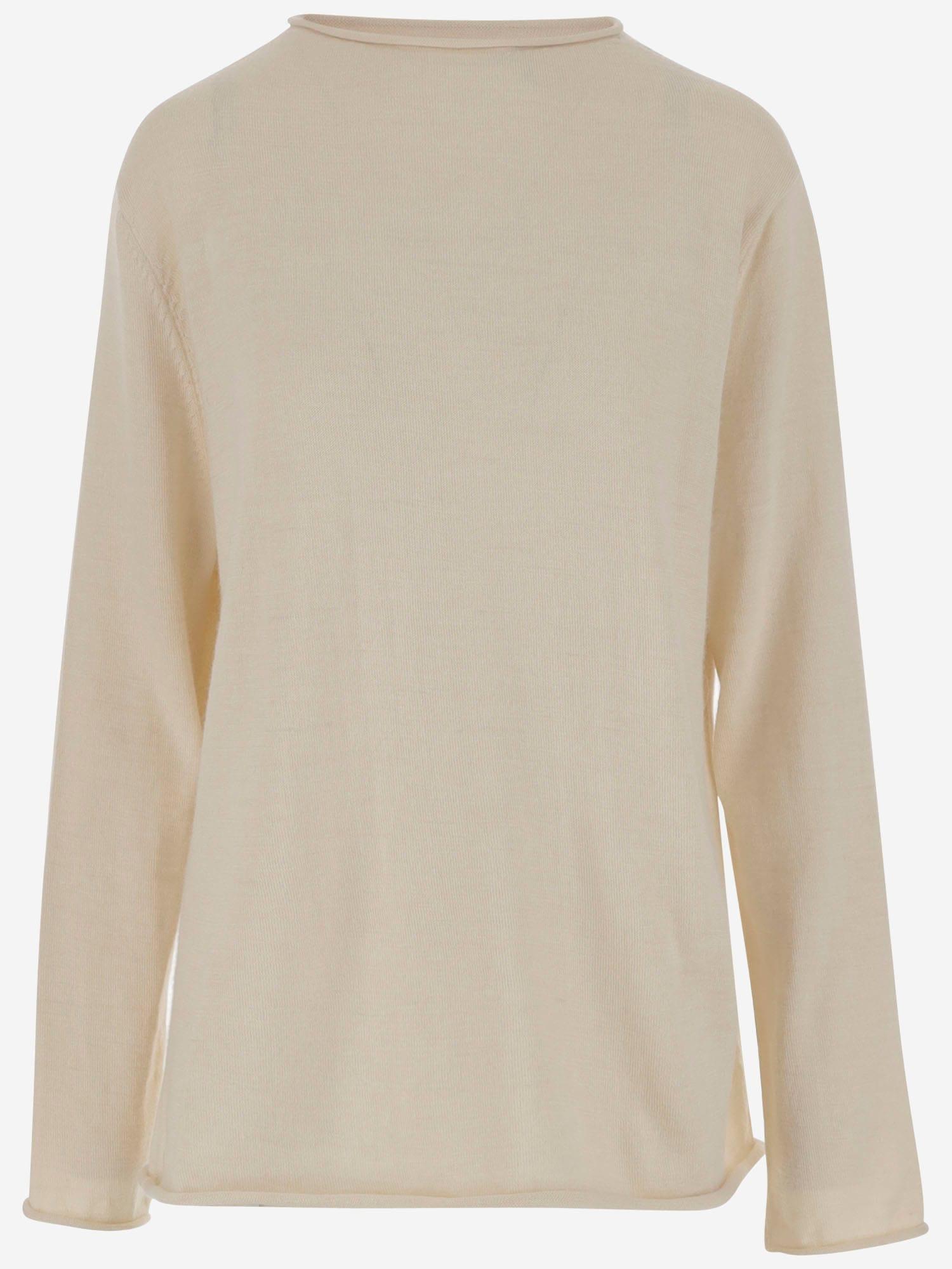 LAUREN MANOOGIAN Alpaca Wool Pullover In Ivory Product Image