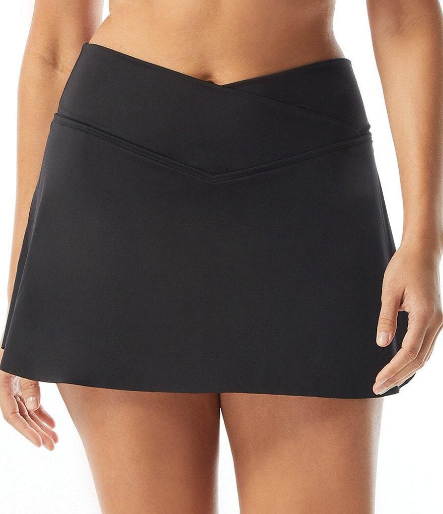 Coco Reef Solid Serene V-Front High Waist Skirted Swim Bottom Product Image