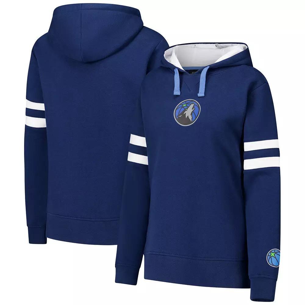 Women's Stadium Essentials Navy Minnesota Timberwolves Road Game Pullover Hoodie,  Product Image