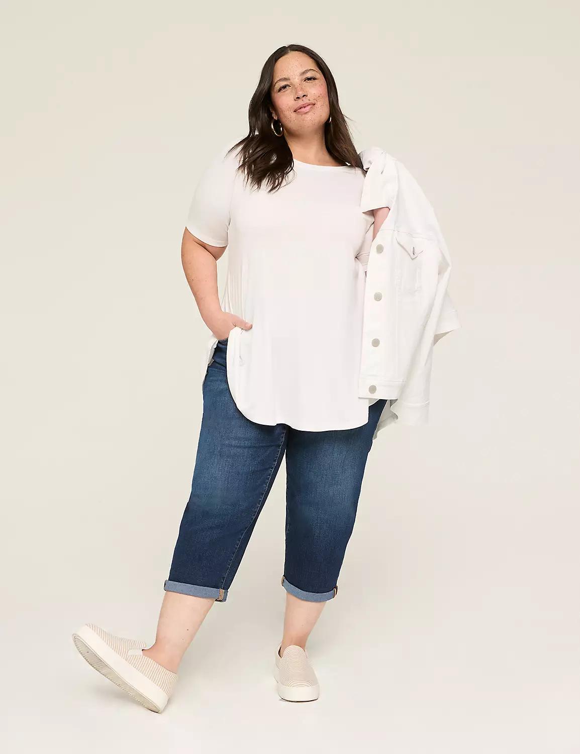 Max Swing Perfect Sleeve Boatneck Tee Product Image