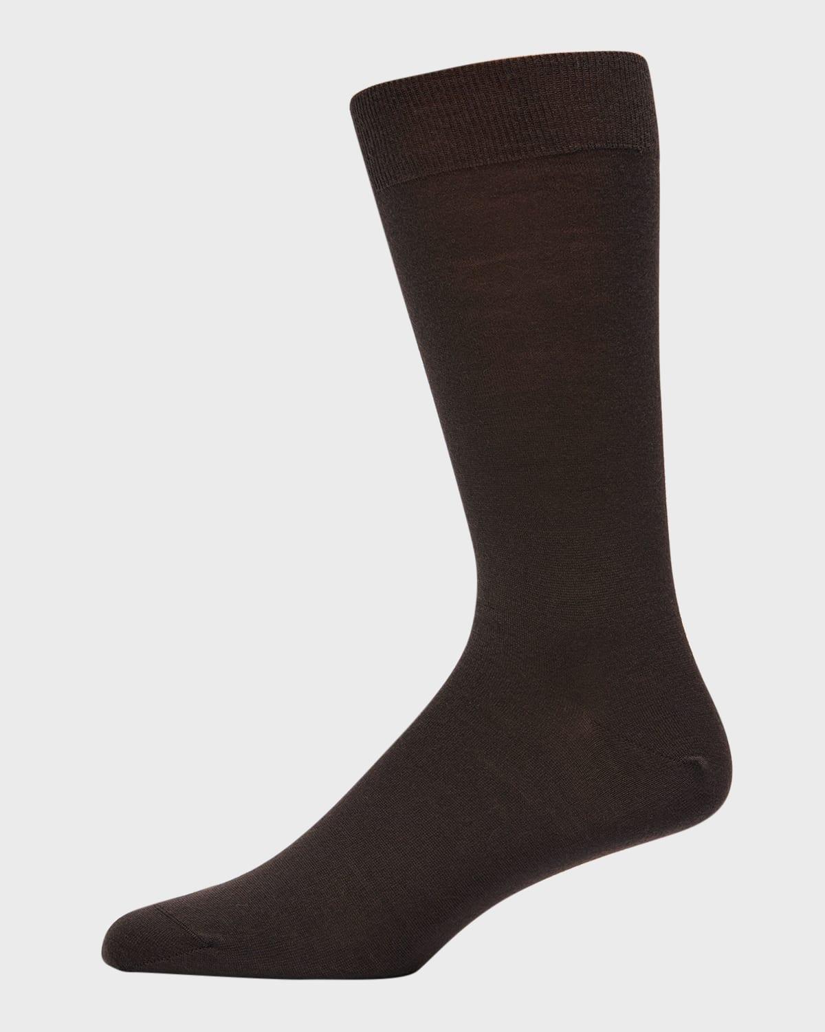 Mens Knit Crew Socks Product Image