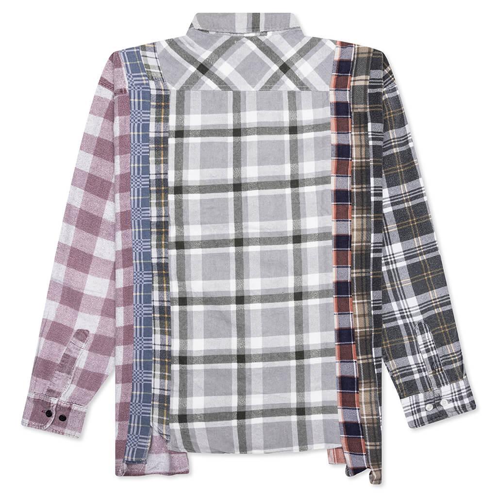 7 Cuts Wide Flannel Shirt - Assorted Male Product Image