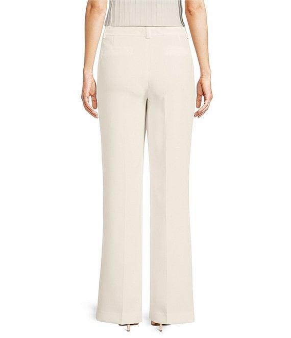 KARL LAGERFELD PARIS Crepe Bootcut Full Length Pant Product Image