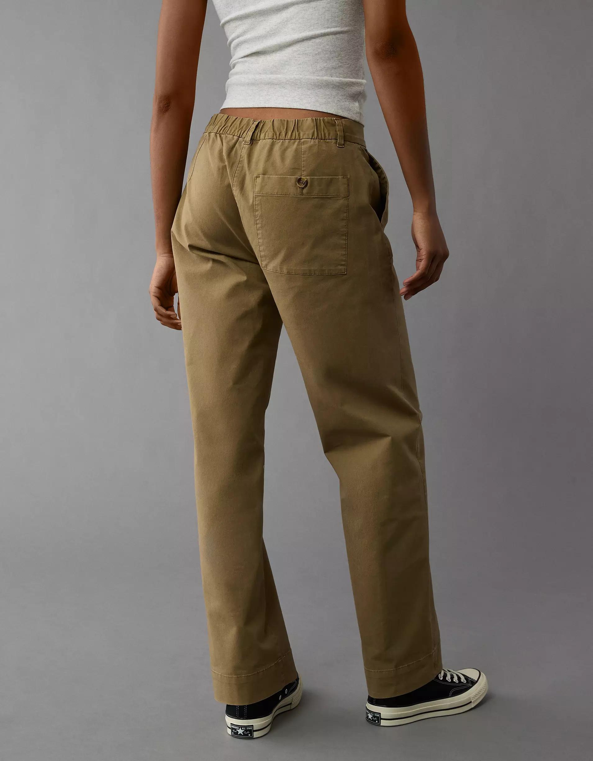 AE Stretch Stovepipe Khaki Pant Product Image