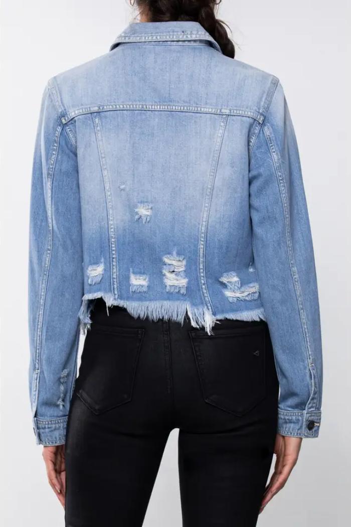 Rebel Jean Jacket Light Wash Product Image