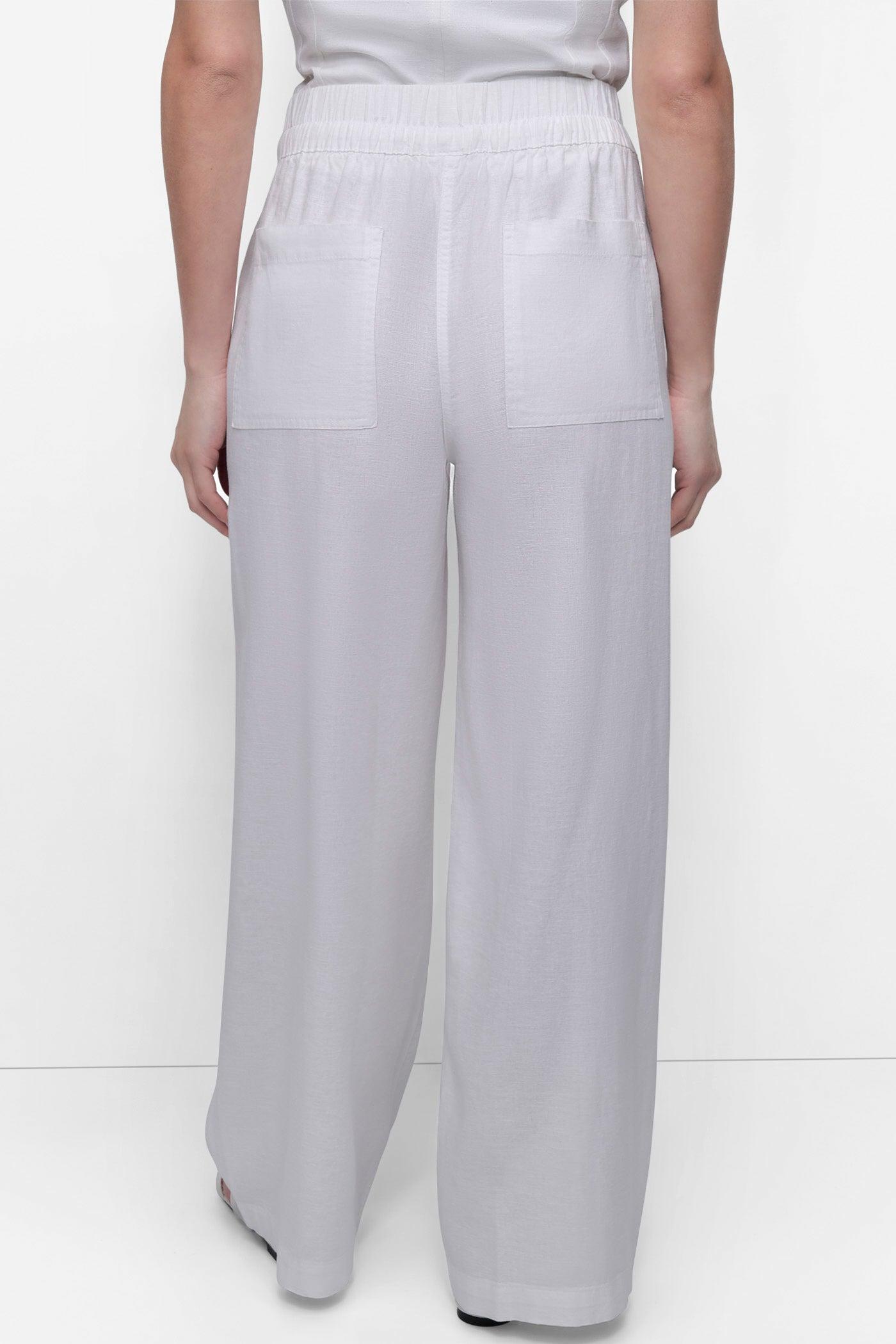 LINEN VISCOSE PULL ON PANT Product Image