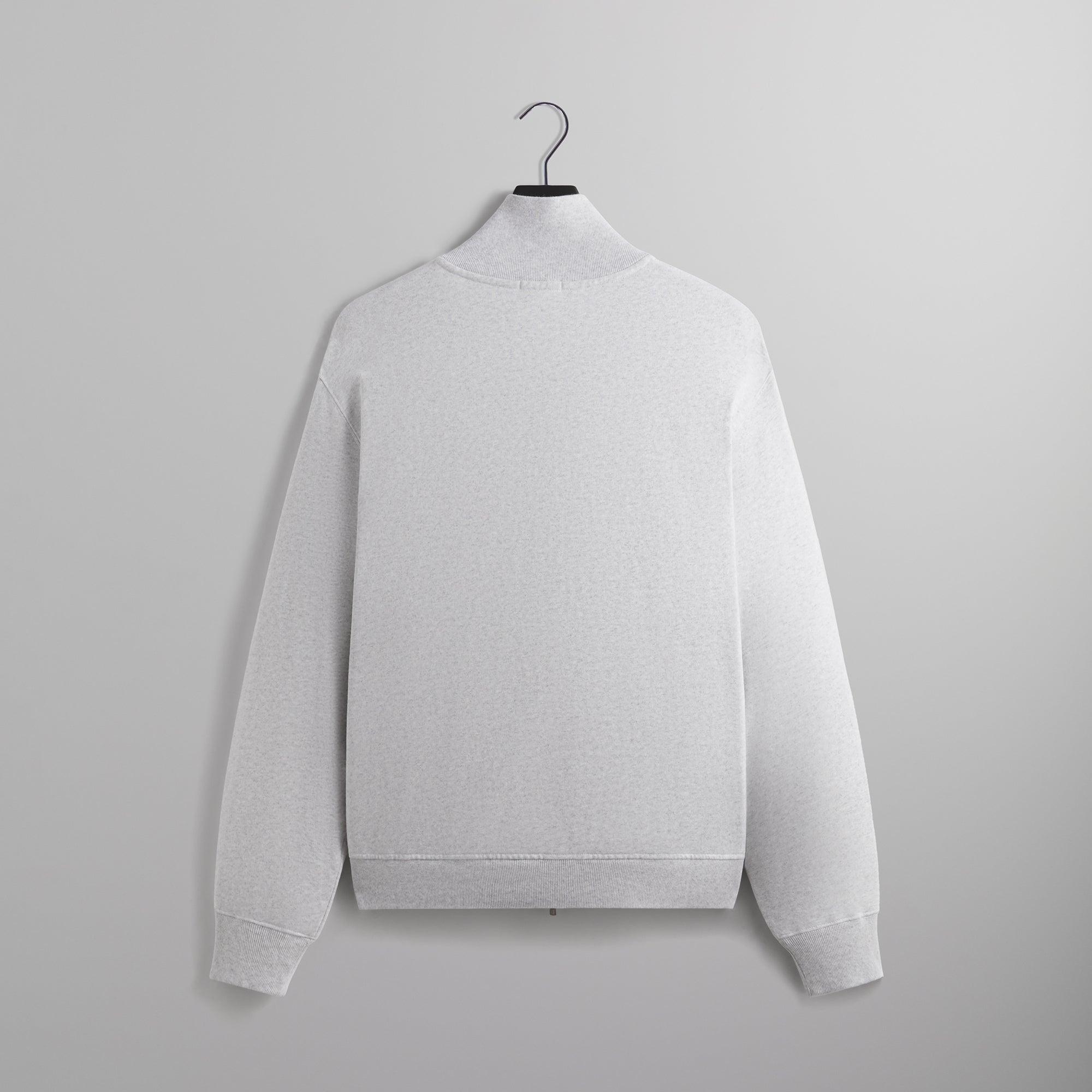 Kith Fleece Wyona Full Zip - Light Heather Grey Male Product Image