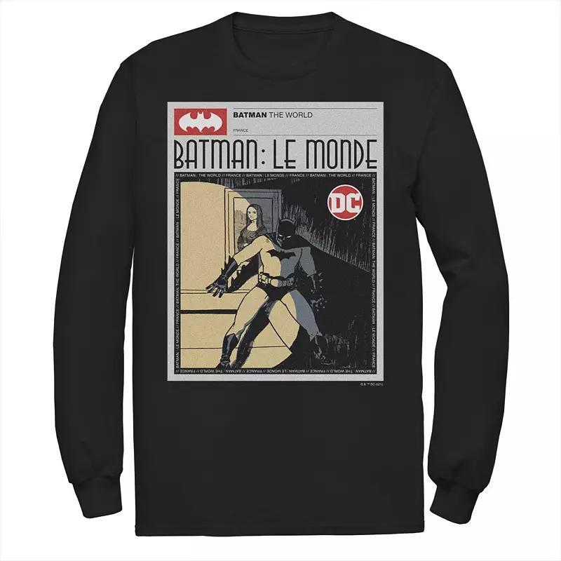 Men's Batman: El Mundo Mexico News Poster Tee,  Product Image