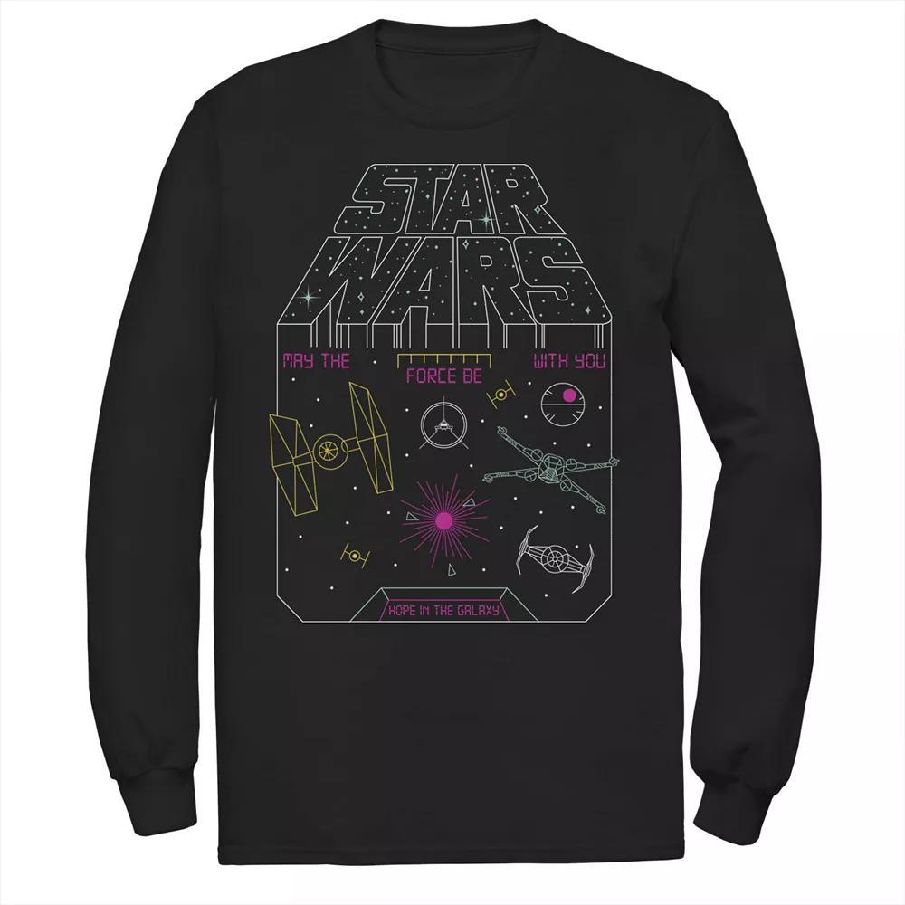 Men's Star Wars The Rise of Skywalker Chewie Copilot Long Sleeve Graphic Tee,  Product Image