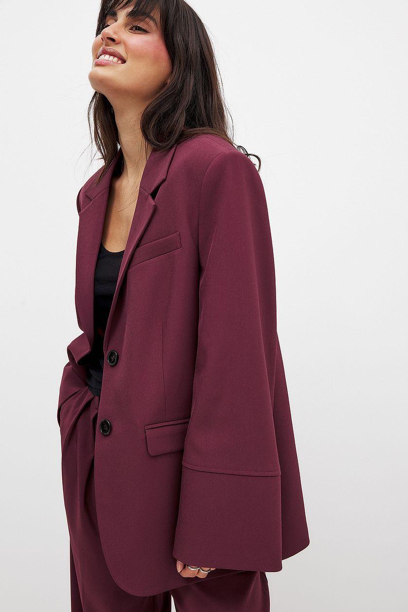 Oversized Blazer With Wide Sleeves Product Image