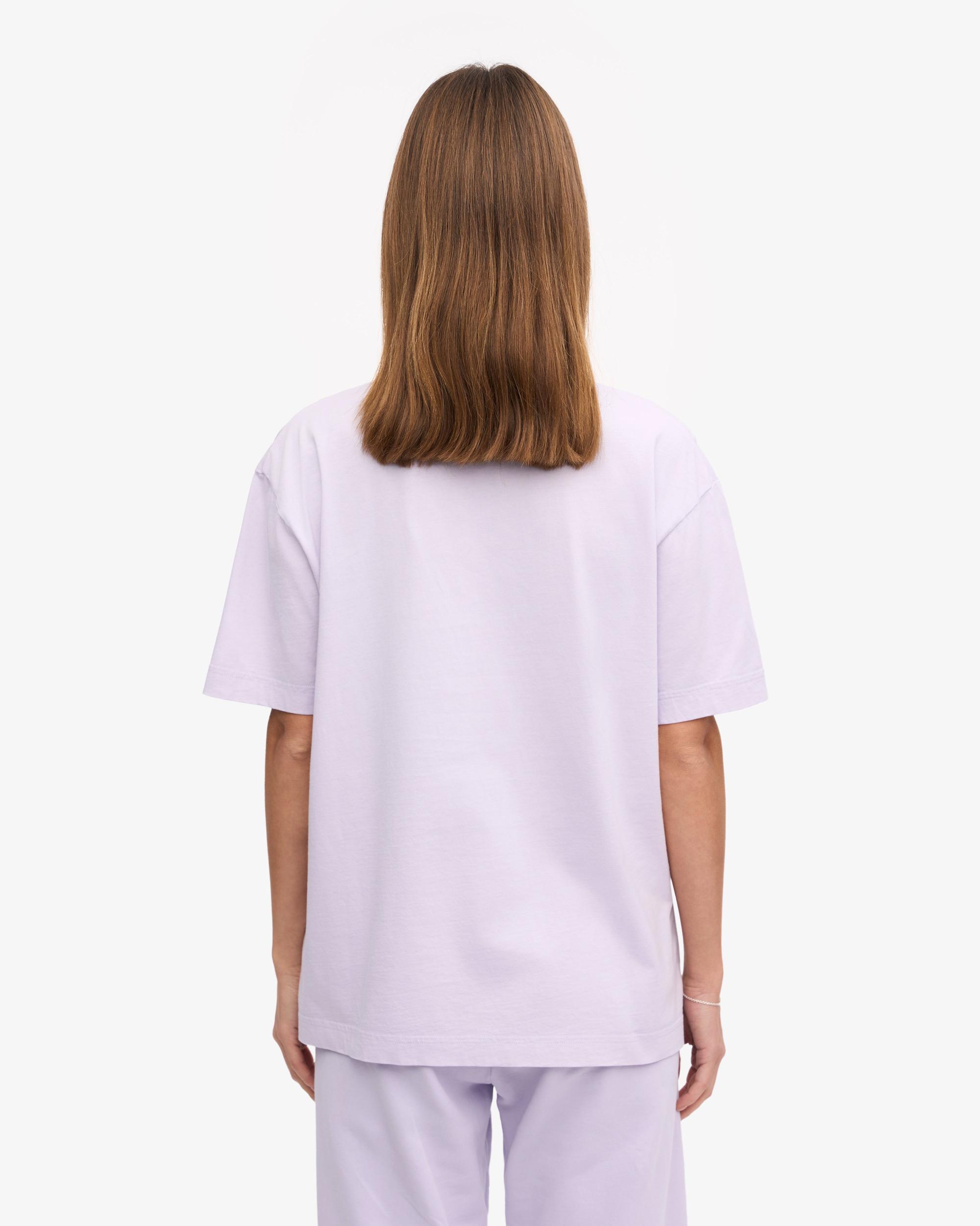 Oversized Organic T-Shirt - Soft Lavender Product Image