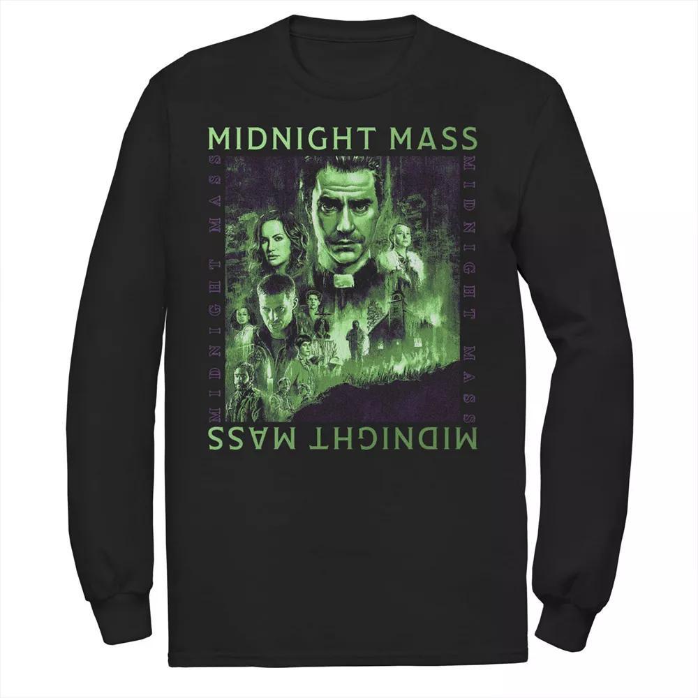 Men's Netflix Midnight Mass Characters Box Long Sleeve Graphic Tee,  Product Image