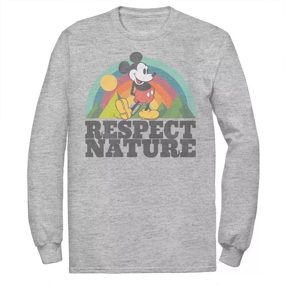 Big & Tall Disney Mickey Mouse "Respect Nature" Rainbow Graphic Tee, Men's,  Product Image