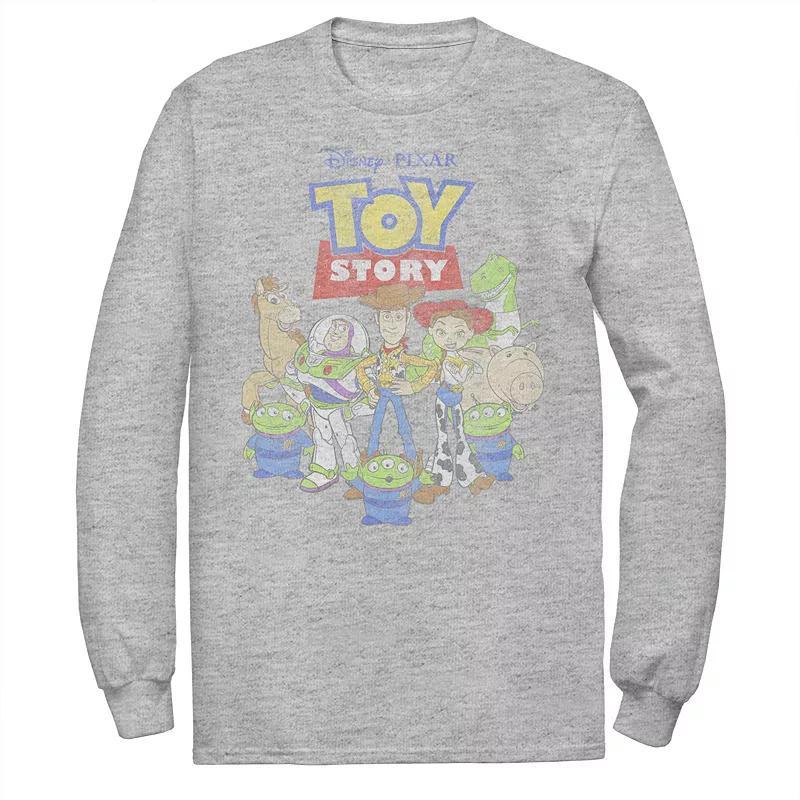 Disney / Pixars Toy Story Mens Character Collage Portrait Tee Athletic Grey Product Image