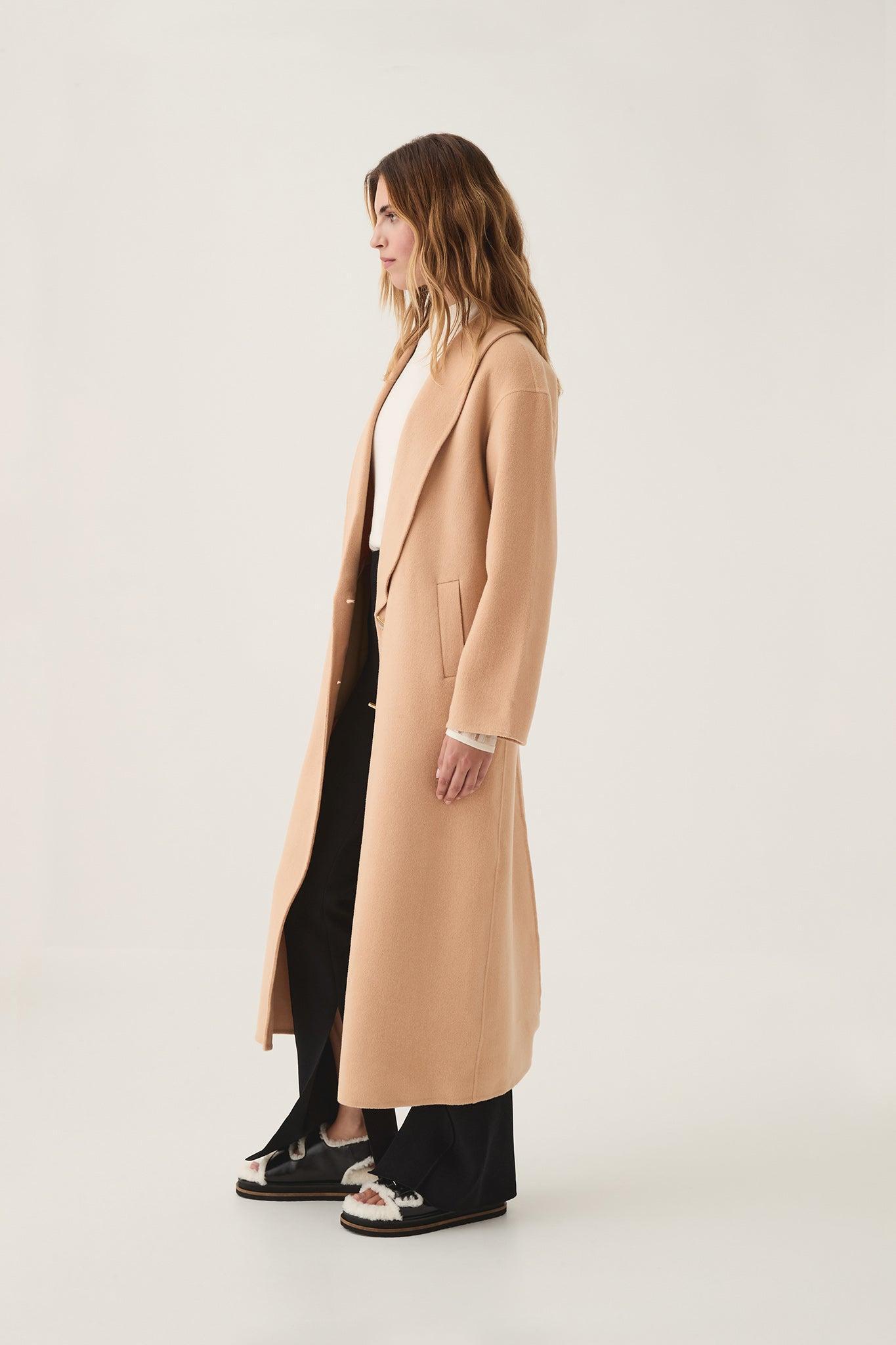 Modular Long Line Wool Coat Product Image