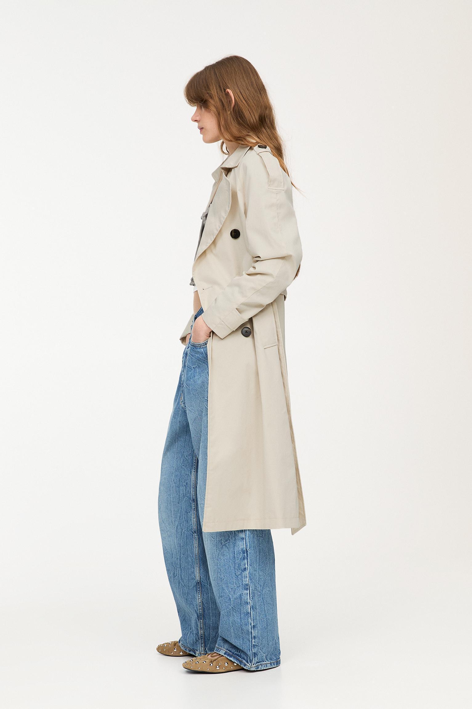 Belted trench coat Product Image