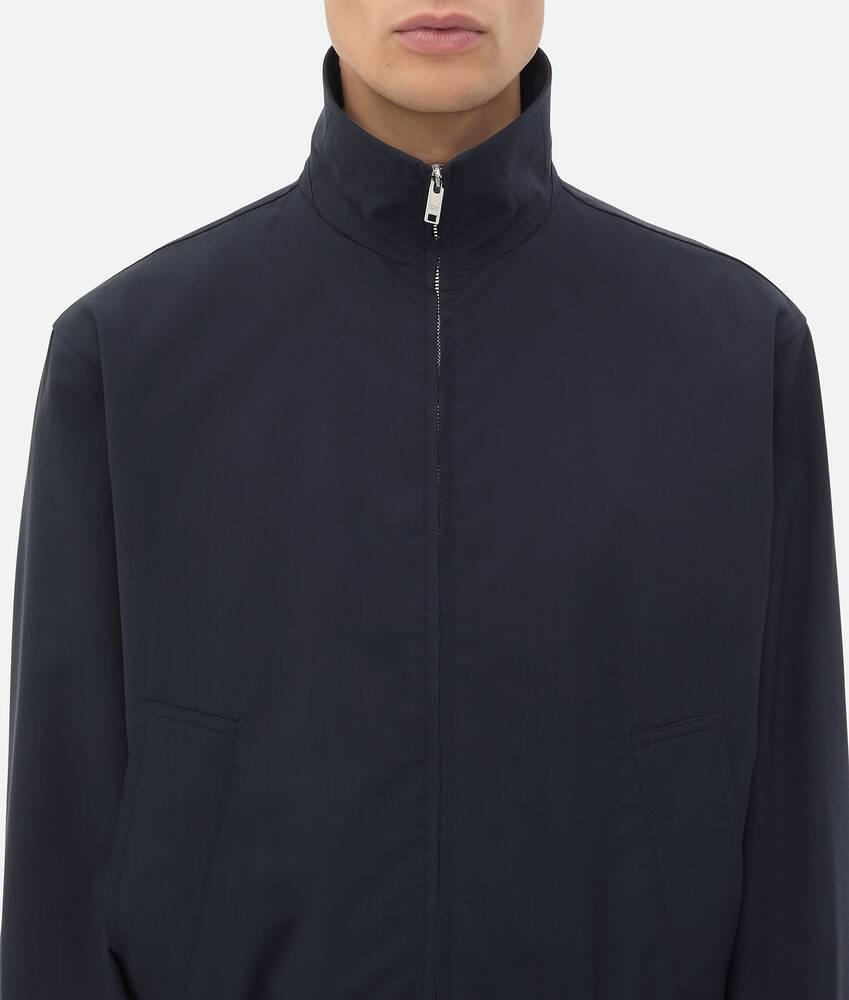 Men's Fine Wool Blouson in Midnight blue Product Image