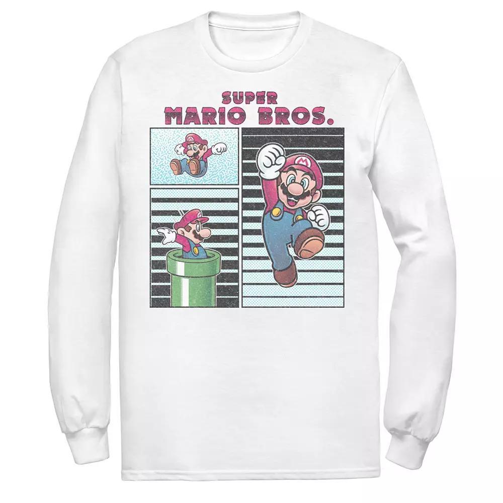 Men's Nintendo Super Mario Bros Freeze Frame Box Up Tee,  Product Image