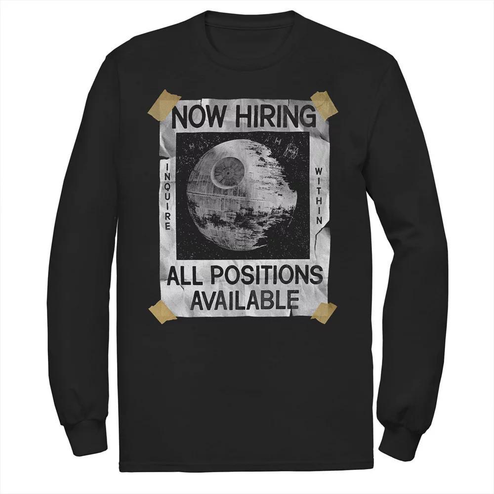 Men's Star Wars Now Hiring On The Death Star Tee,  Product Image