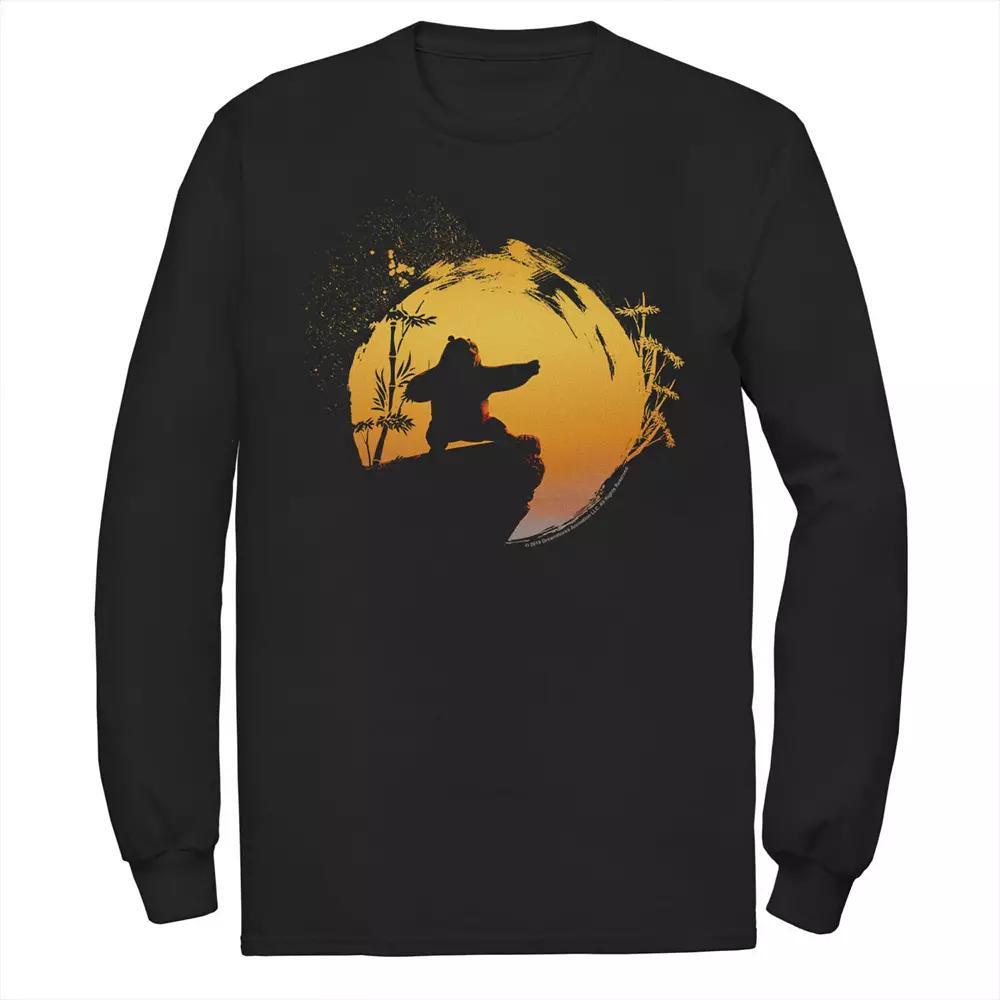 Men's Kung Fu Panda Po Tai Chi Sunset Silhouette Tee,  Product Image