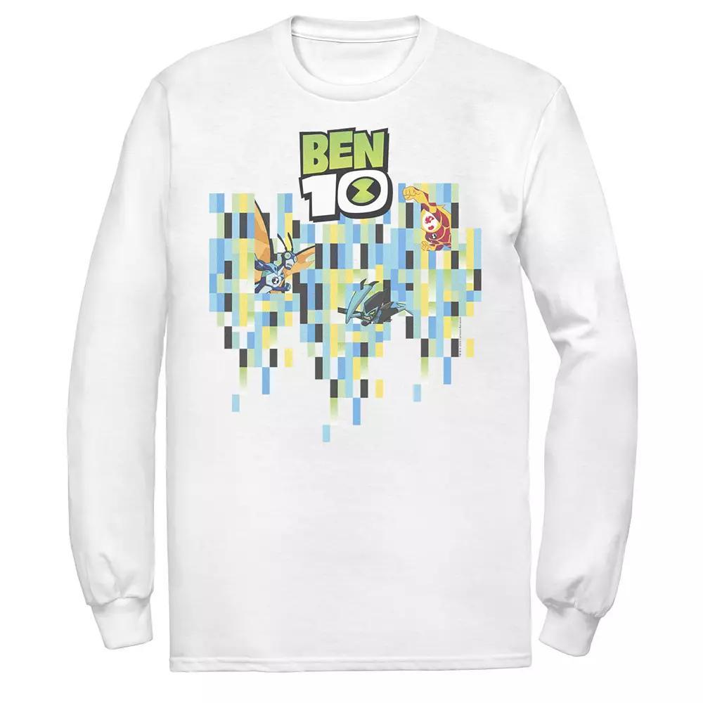 Men's Ben 10 Aliens Pixel Background Tee,  Product Image