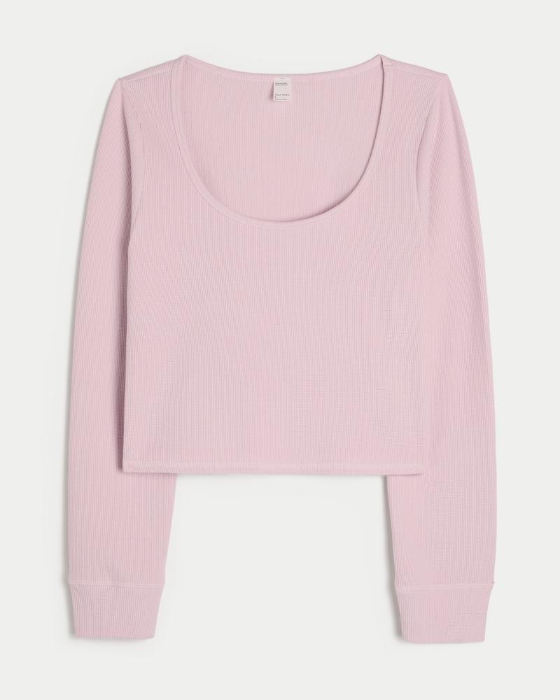 Gilly Hicks Waffle Scoop Top Product Image