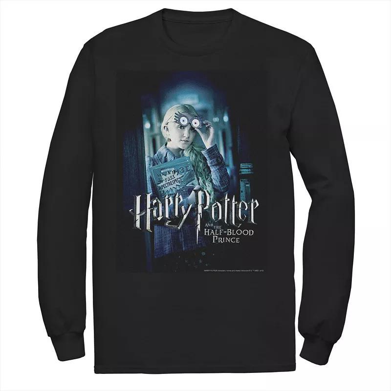 Men's Harry Potter Half-Blood Prince Luna Lovegood Poster Long Sleeve Graphic Tee, Size: XL, Black Product Image