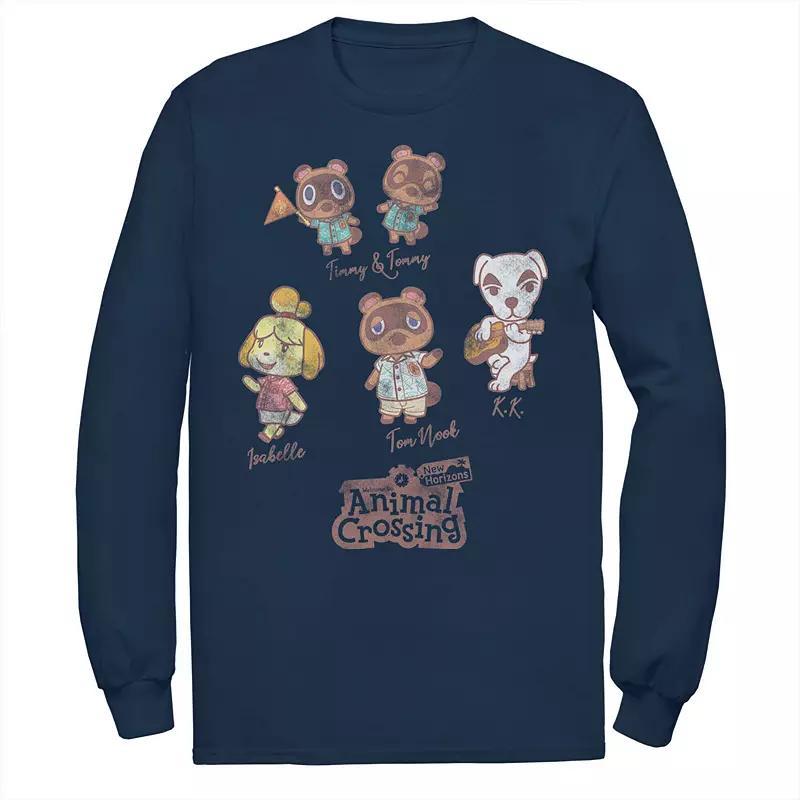 Men's Nintendo Character Textbook Group Shot Text Tee,  Product Image