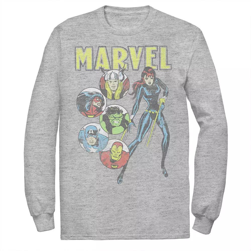 Men's Marvel Retro Avengers Vintage Comic Graphic Tee,  Product Image