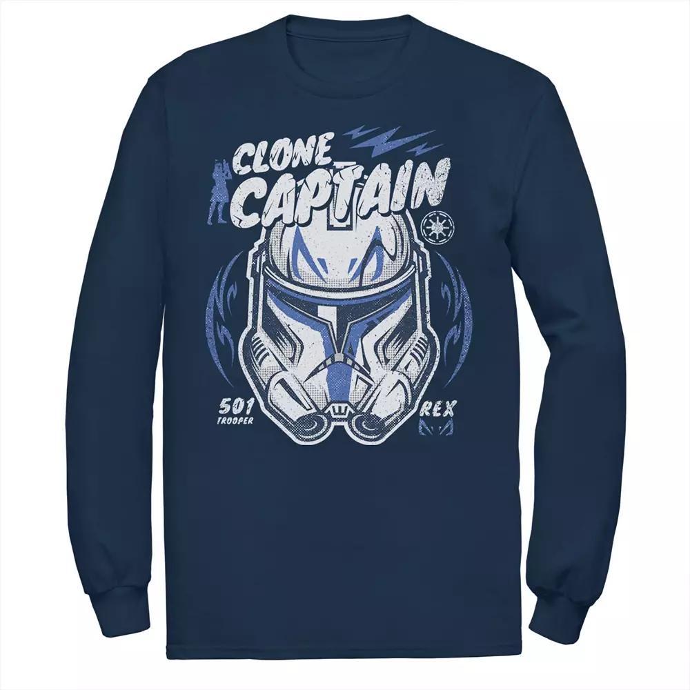 Men's Star Wars Clone Captain Head Shot Portrait Tee,  Product Image