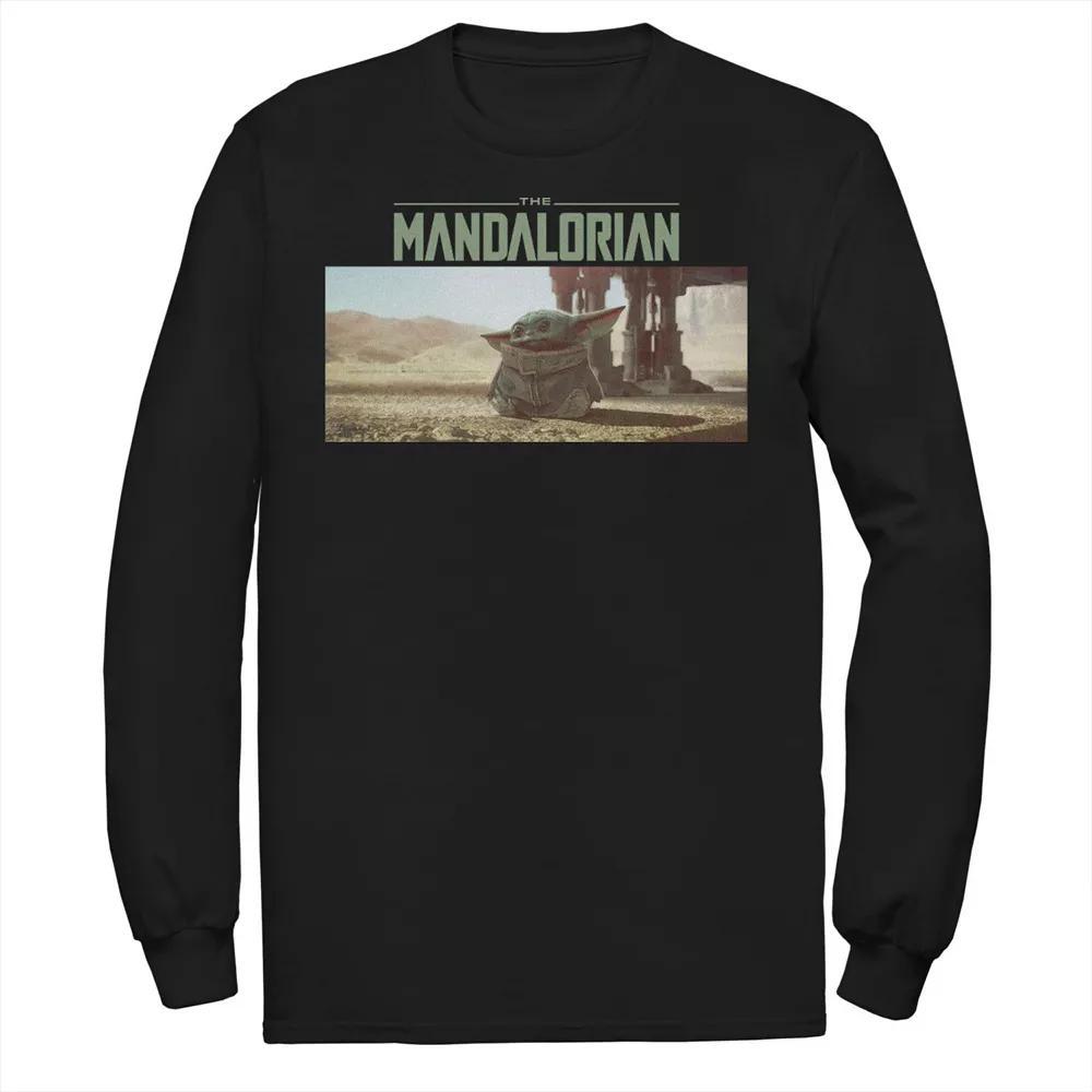 Men's Star Wars The Mandalorian The Child Logo Panel Tee,  Product Image