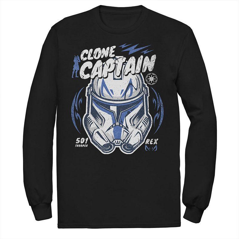 Men's Star Wars Clone Captain Head Shot Portrait Tee,  Product Image