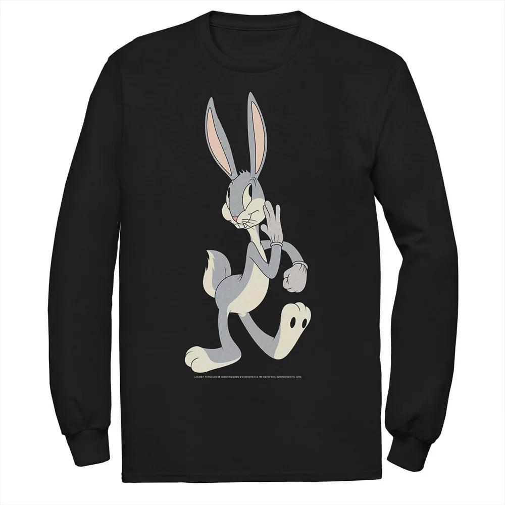 Men's Looney Tunes Bugs Bunny Vintage Portrait Tee, Size: Medium, Black Product Image