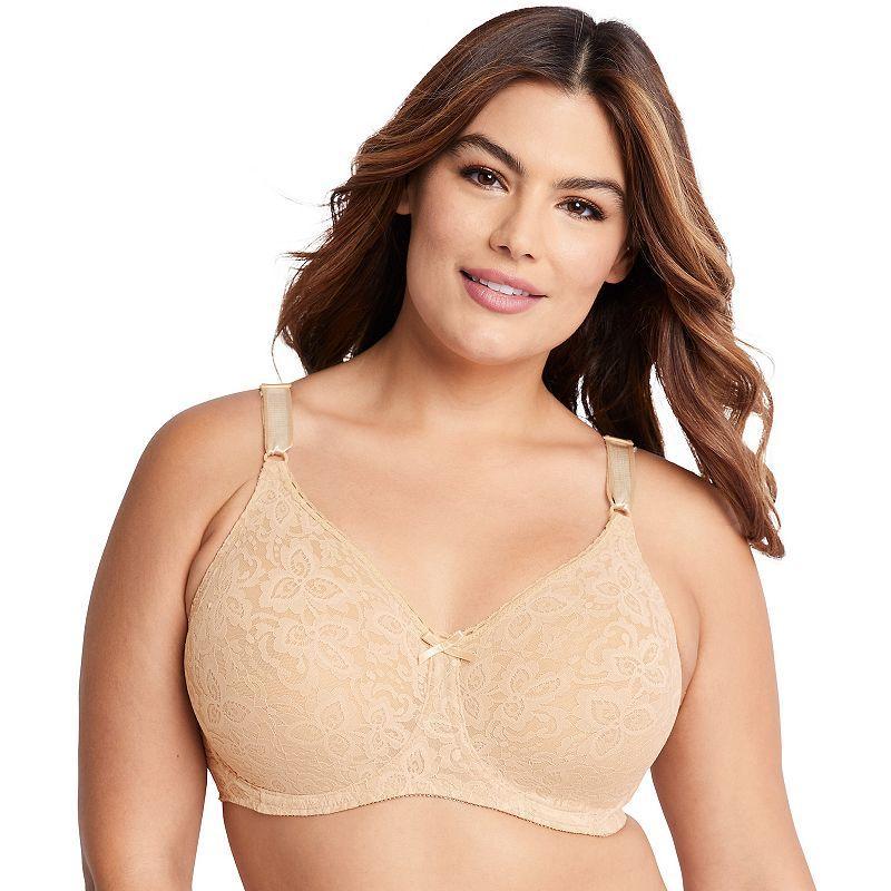 Bali Lace n Smooth Underwire Bra DF3432, Womens Pink Product Image