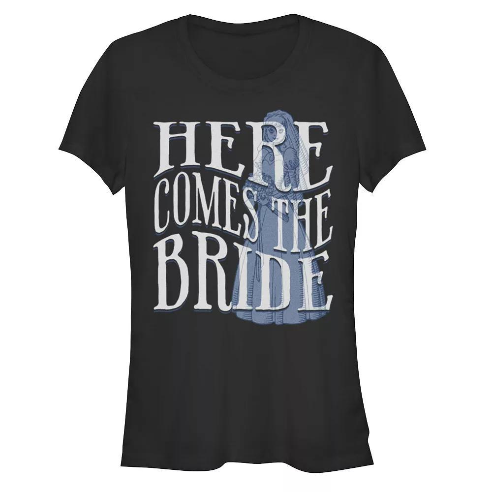 Disney's The Haunted Mansion Women's Here Comes The Bride Tee, Girl's,  Product Image