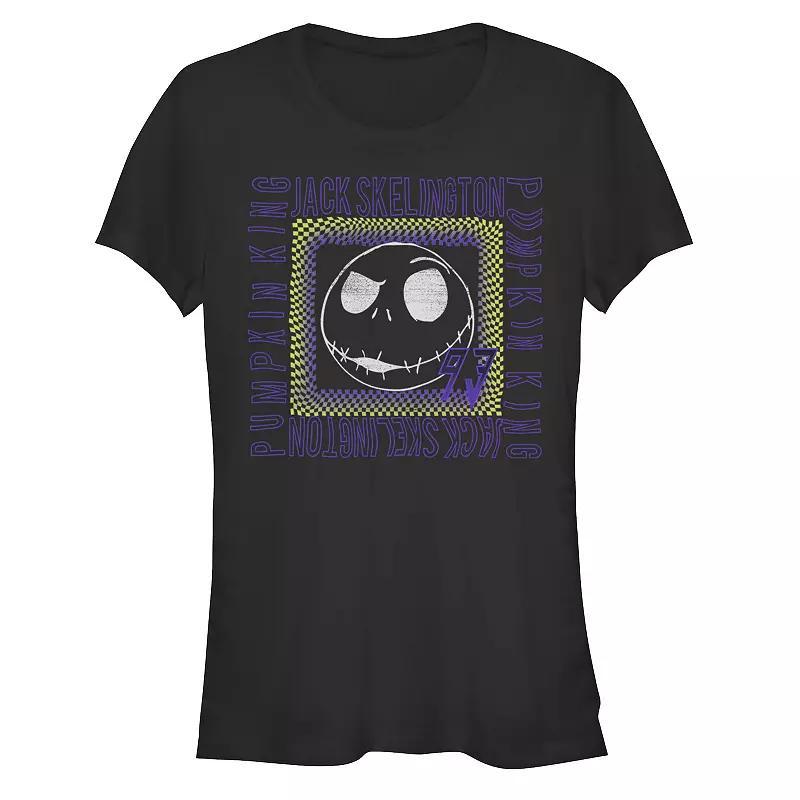 Juniors The Nightmare Before Christmas Jack Skate Graphic Tee, Girls Product Image