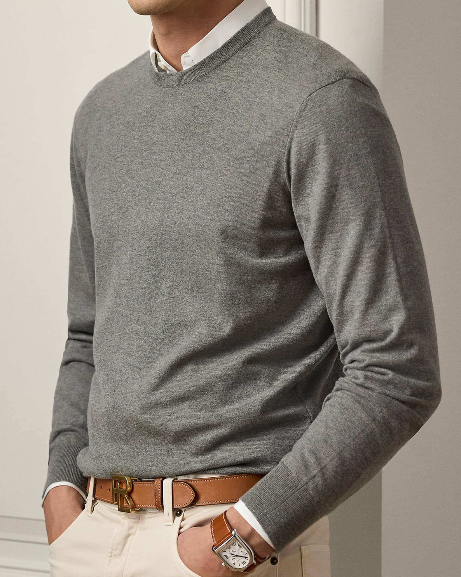 Men's Cashmere Crewneck Sweater Product Image