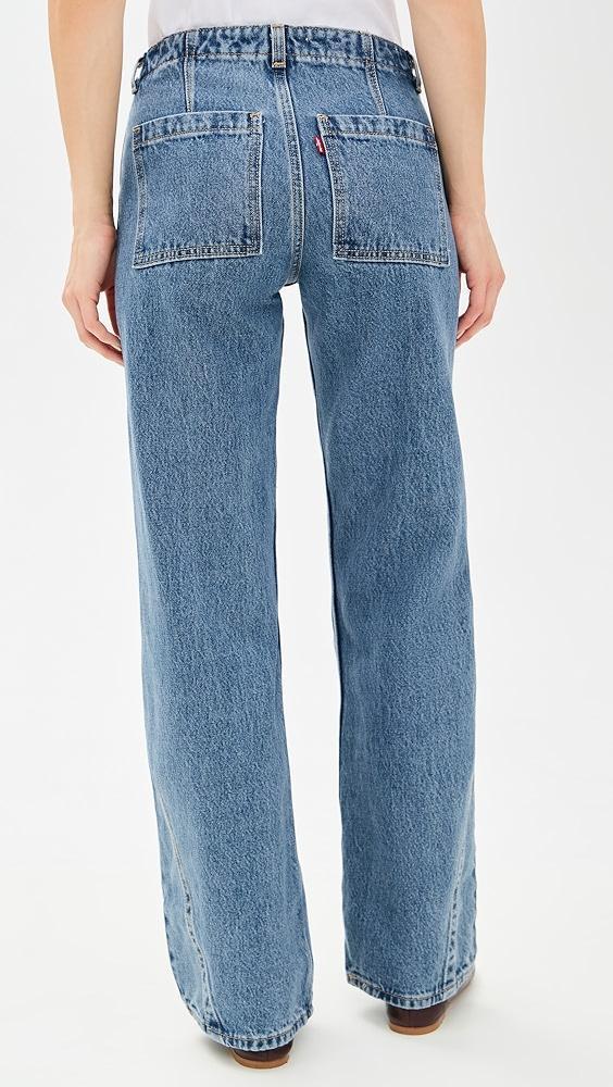 Levi's Low Loose Styled Zipper Jeans | Shopbop Product Image