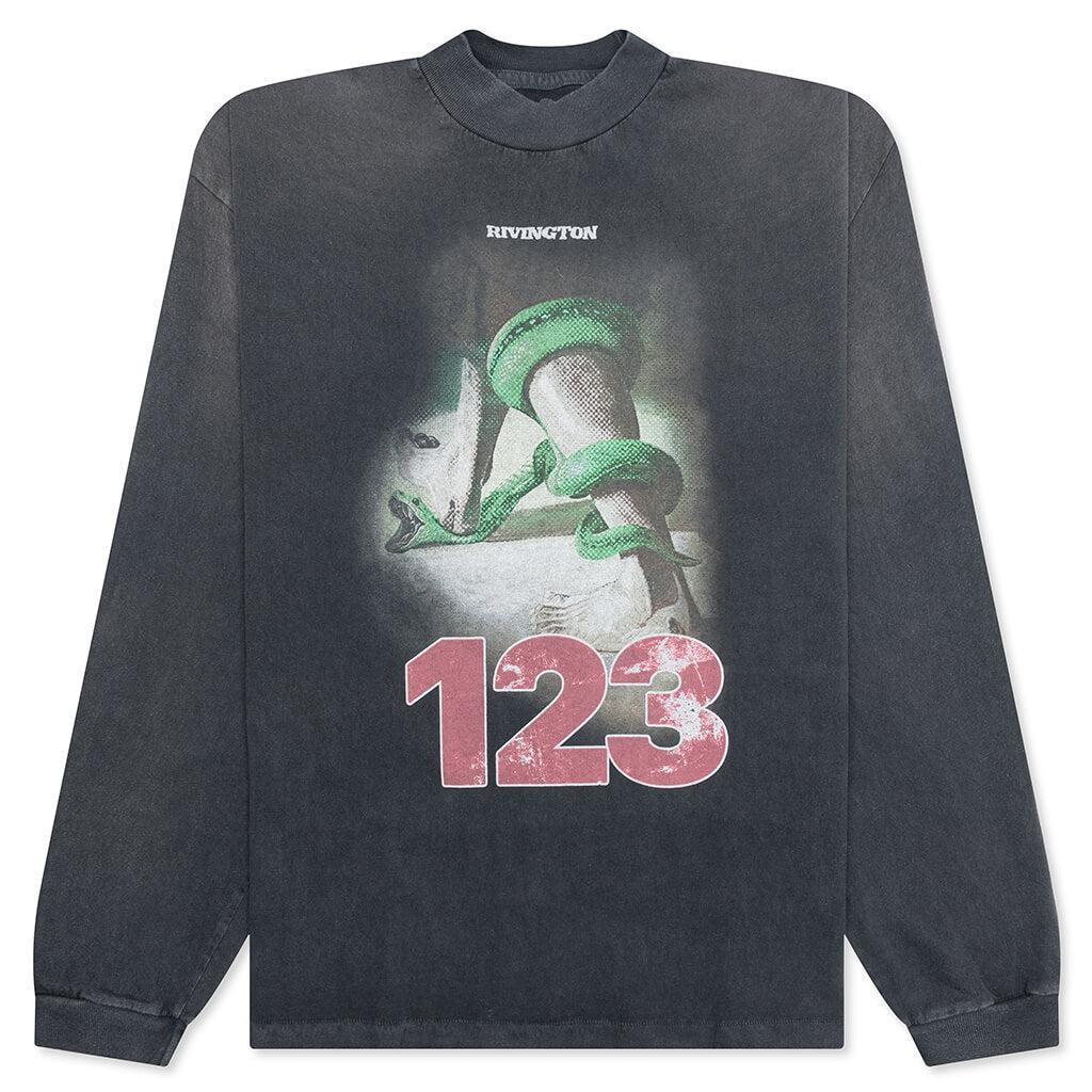 Inri Snake L/S Tee - Vintage Black Male Product Image