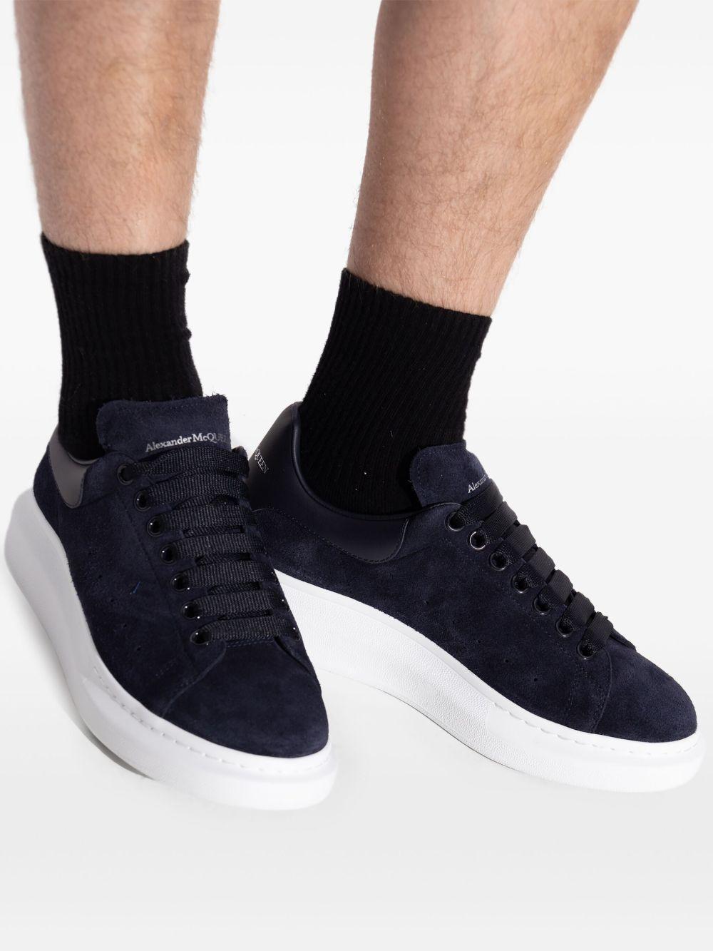 suede lace-up sneakers Product Image