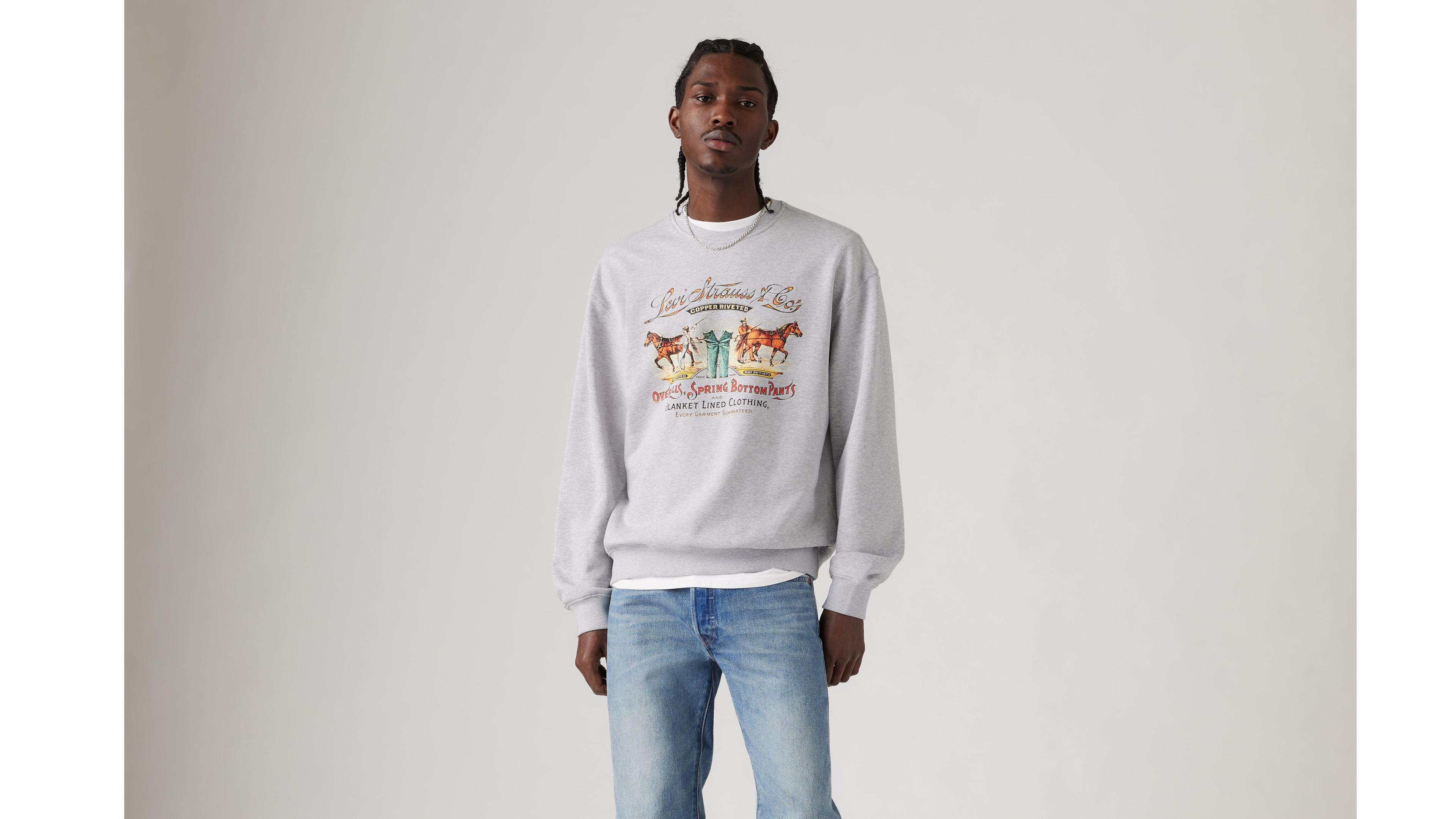 Relaxed Graphic Crewneck Sweatshirt Product Image