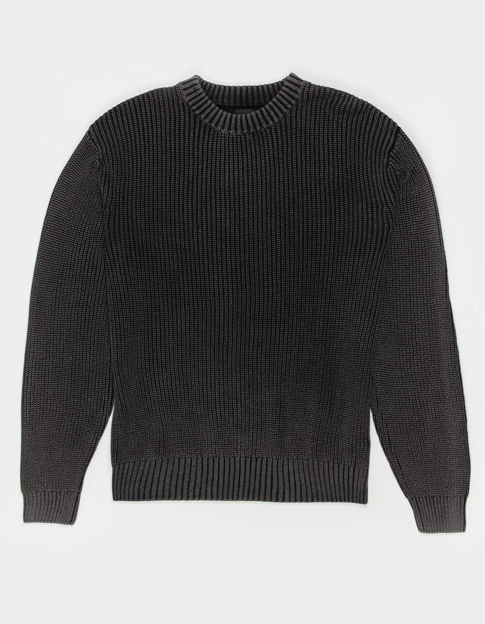 RSQ Mens Washed Crewneck Sweater Product Image