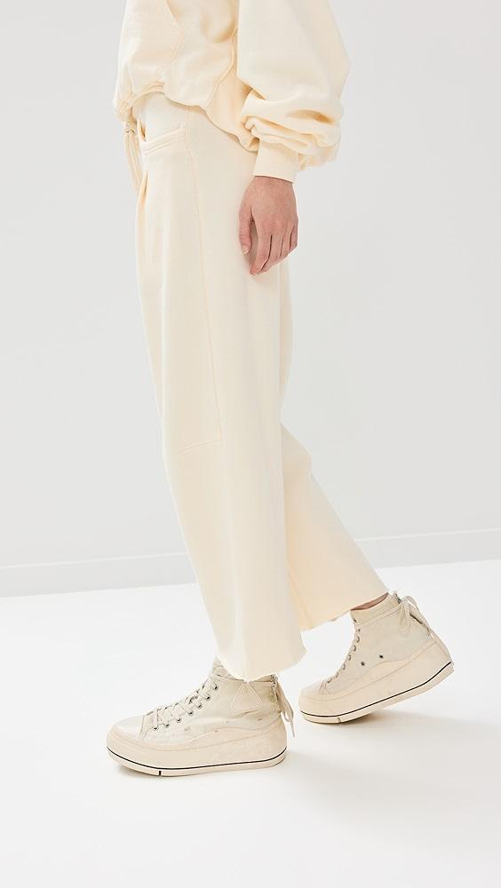 R13 Cropped Pleated Sweatpants | Shopbop Product Image