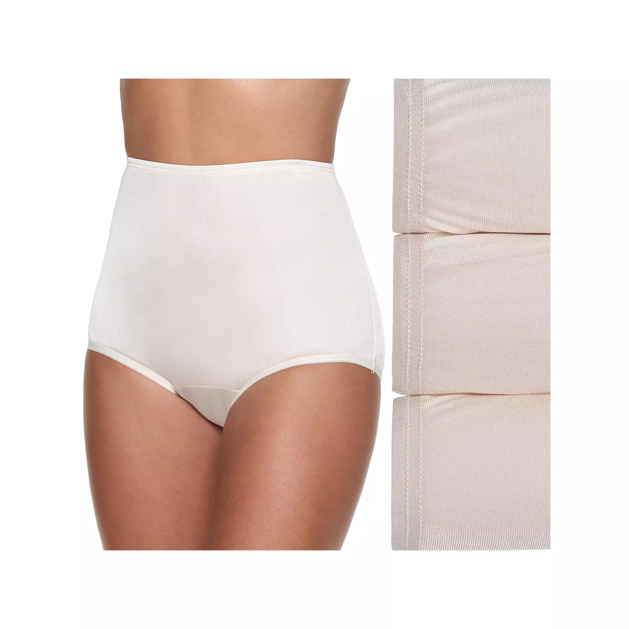 Women's Vanity Fair Lingerie® Perfectly Yours Ravissant 3-Pack Brief Panty Set 15711, Size: 6, White Asst Product Image