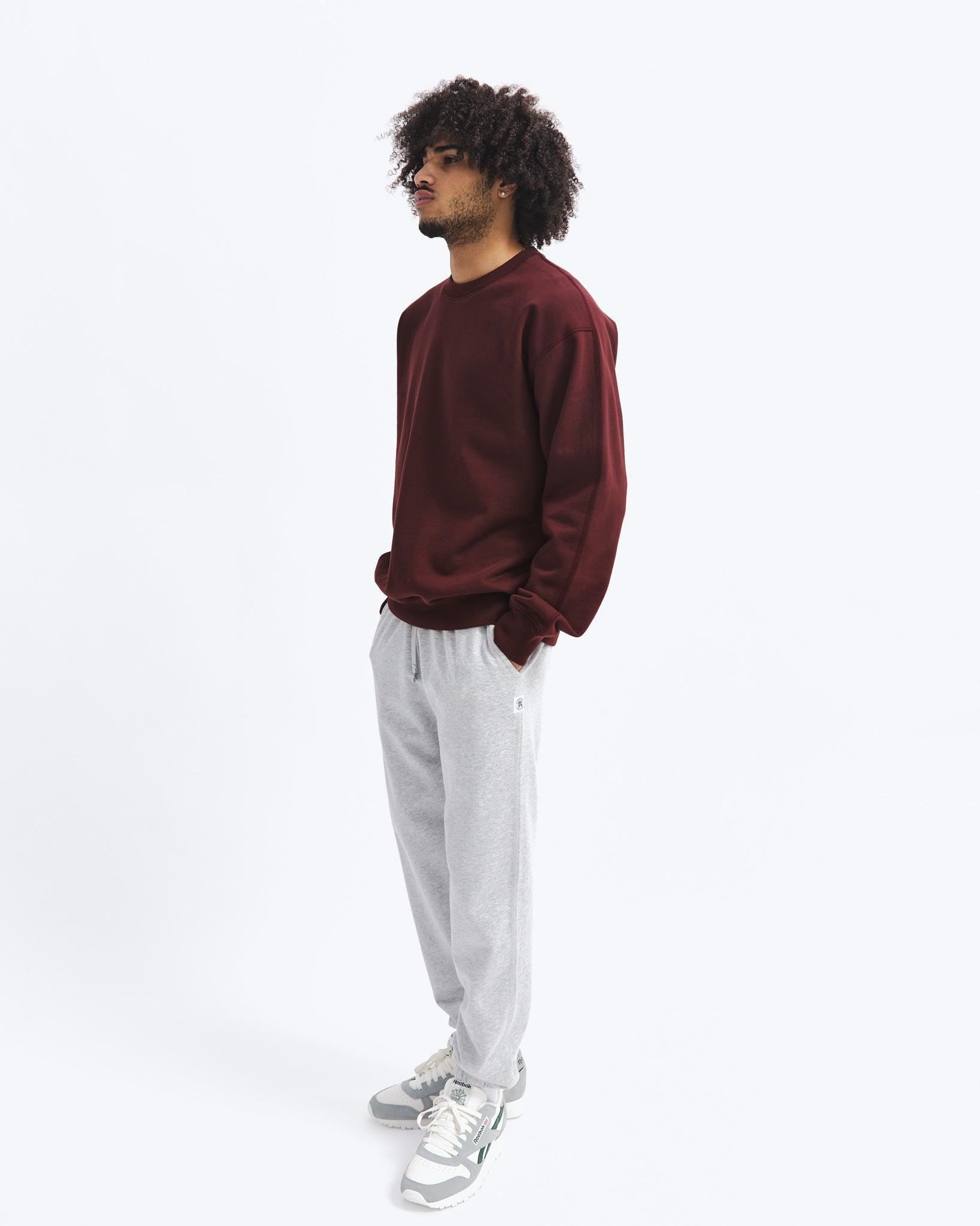 Midweight Terry Relaxed Crewneck - Vault Male Product Image