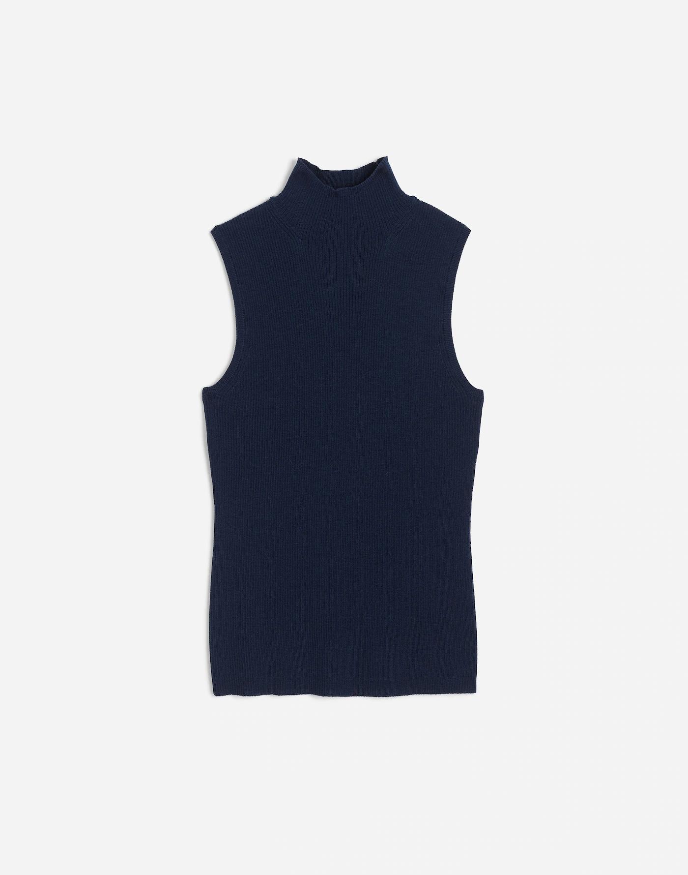 Merino Wool-Silk Sweater Tank Product Image